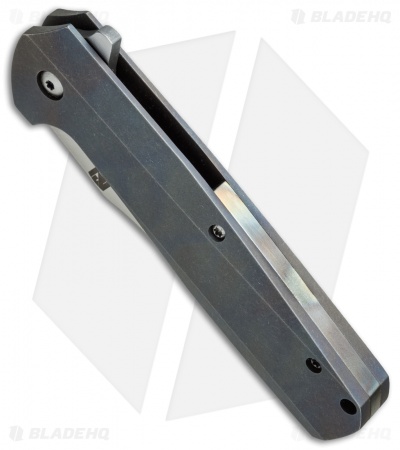NCC Knives Valkyrie Flipper Framelock Knife Heat Ti (3.5" Two-Tone)
