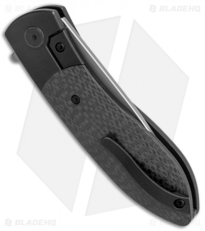 Ohlone Knives Butron Frame Lock Knife Carbon Fiber (3.25" Bead Blast)