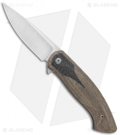 Ohlone Knives Rodayo Liner Lock Knife OD Green/Carbon Fiber (Satin)