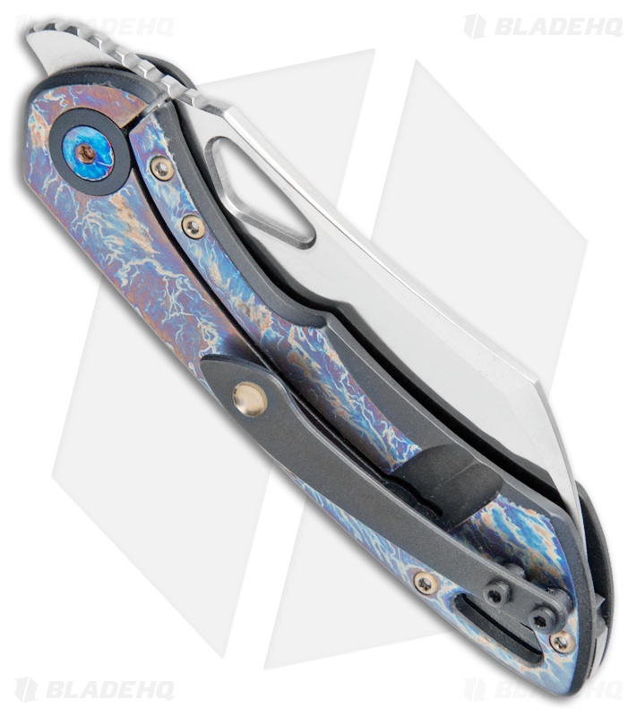 Olamic Cutlery WhipperSnapper Frame Lock Knife Nebula Ti (2.75" Satin)