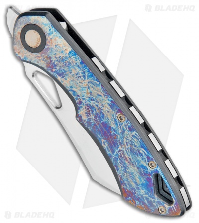 Olamic Cutlery WhipperSnapper Frame Lock Knife Nebula Ti (2.75" Satin)