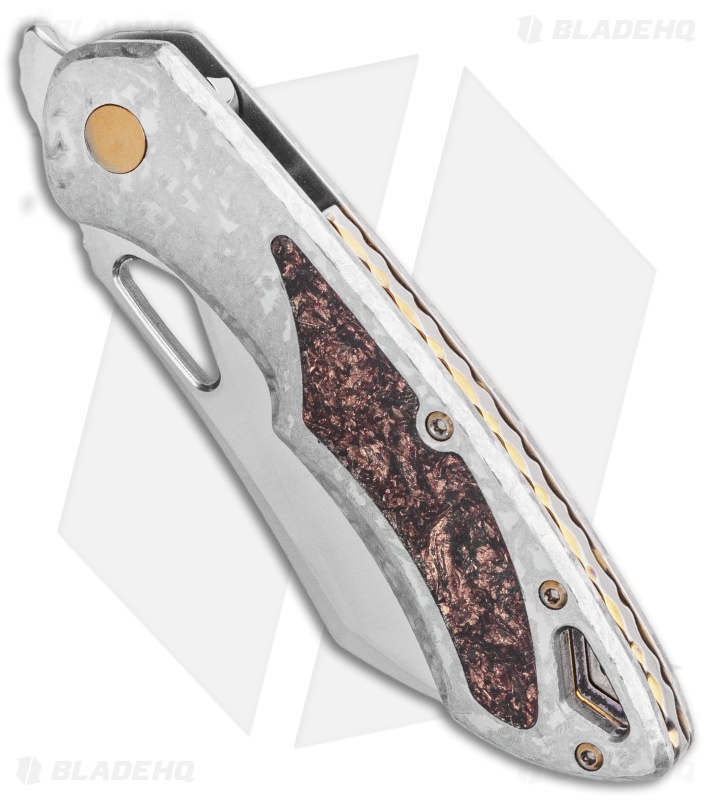 Olamic Cutlery WhipperSnapper Isolo SE Knife Copper/Ti Sheepsfoot (2.75" Satin)