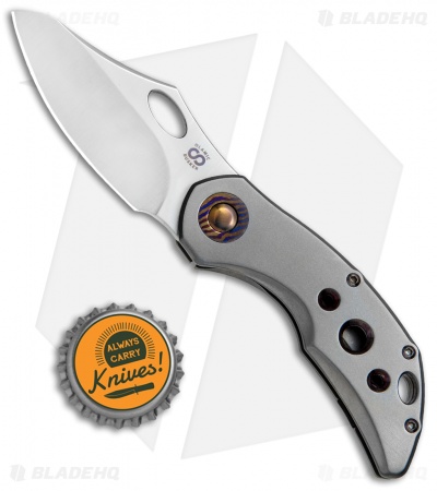 Olamic Cutlery Busker Semper Knife iSolo Special Ed. + Holes (2.5" Satin)