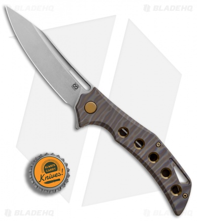 Olamic Cutlery Swish Flipper Frame Lock Knife Flame Colored (3.75" SW) S164