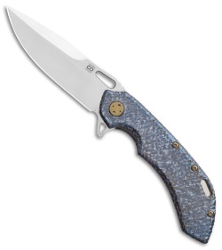 Olamic Wayfarer 247 Frame Lock Knife Two-Tone Molten Ti (3.5" Satin) 