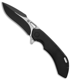 Olamic Wayfarer 247 Harpoon Knife KG Guncoat Ti w/ Skull Clip (3.5" Two-Tone)