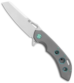 Olamic Cutlery Wayfarer 247 Sheepscliffe Knife Darkblast Ti (3.5"Satin) 