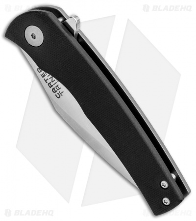 Ontario Carter Trinity Frame Lock Knife Black G-10 (3" Satin) 8877 OKC