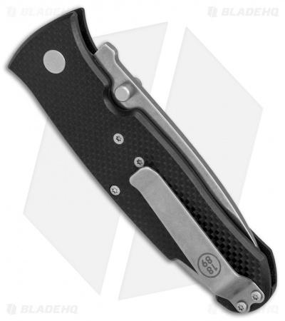 Ontario Dozier Strike Lock Back Knife Black G-10 (3.125" Satin) 9102