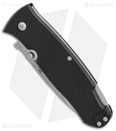 Ontario Dozier Strike Lock Back Knife Black G-10 (3.125" Satin) 9102