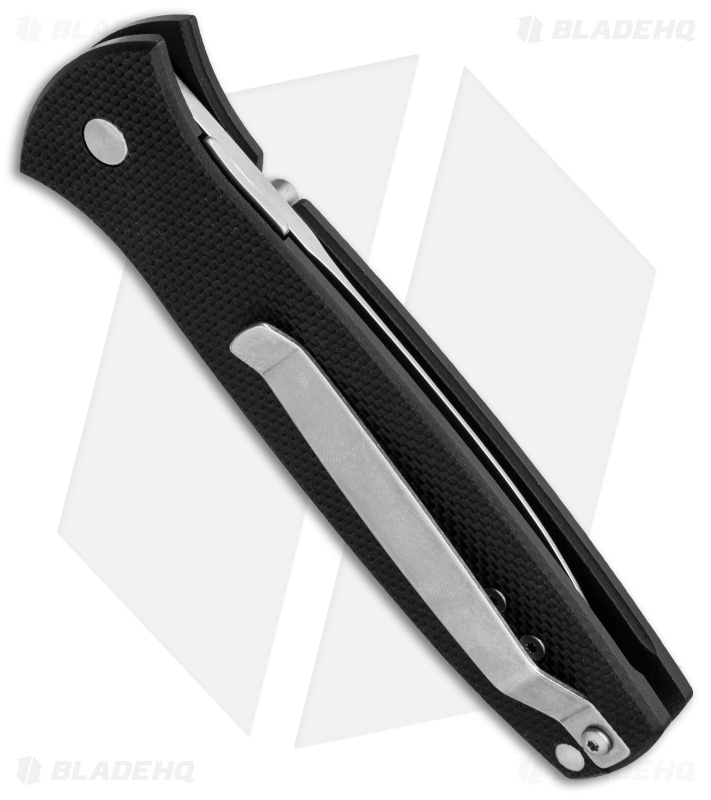 Ontario OKC Dozier Arrow Liner Lock Folding Knife Black G-10 (3.6" Satin)