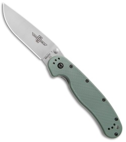 Ontario RAT Model 1 Liner Lock Knife OD Green (3.6" D2 Satin) 8867OD