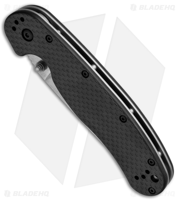 Ontario RAT Model 1 Liner Lock Knife G-10/Carbon Fiber (3.625" D2 SW) 8882CF 