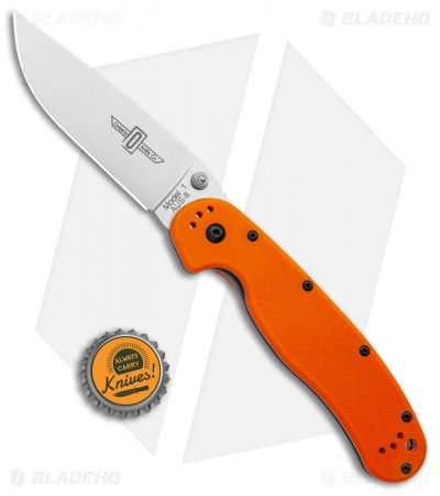 Ontario RAT Model 1 Liner Lock Knife Orange (3.6" Satin AUS-8) O8848OR