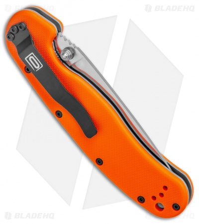 Ontario RAT Model 1 Liner Lock Knife Orange (3.6" Satin AUS-8) O8848OR