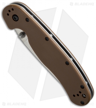 Ontario RAT Model 1 Liner Lock Knife Coyote Brown (3.625" Satin) 8848CB