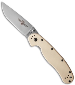 Ontario RAT Model 1 Liner Lock Knife Desert Tan (3.625&quot; Satin) 8848DT | 9360