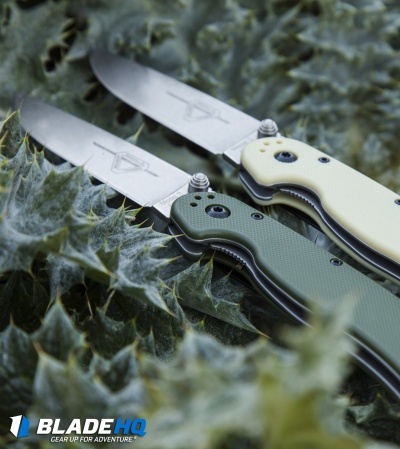 Ontario RAT Model 2 Liner Lock Knife Desert Tan (3" Stonewash) 8881TN