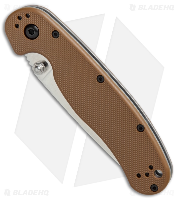 Ontario RAT Model 2 Liner Lock Knife Coyote Brown Nylon (3