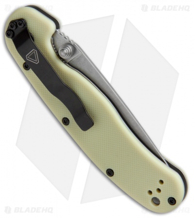 Ontario RAT Model 2 Liner Lock Knife Desert Tan (3" Stonewash) 8881TN