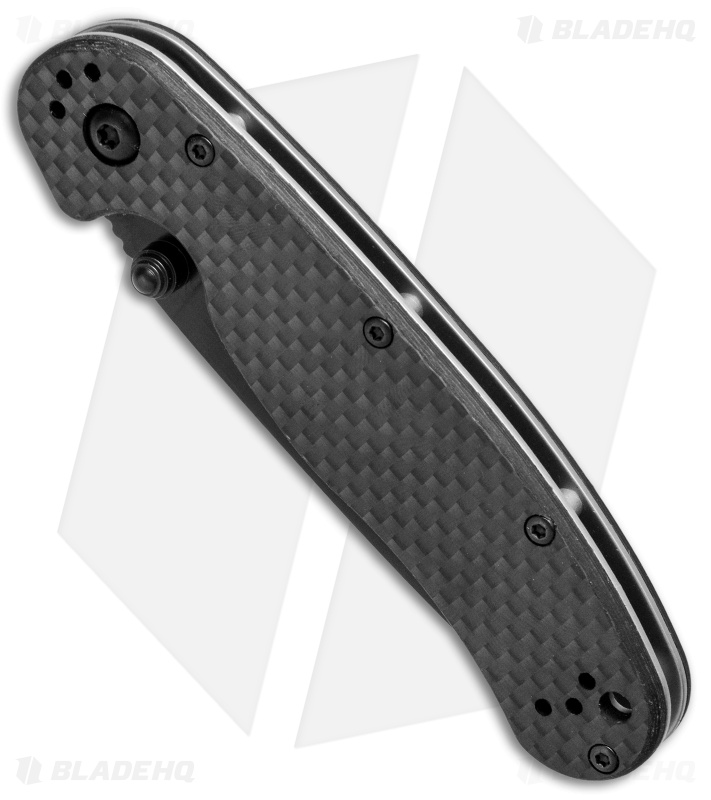 Ontario RAT Model 2 Liner Lock Knife Carbon Fiber/G-10 (3" Black AUS-8) 8838