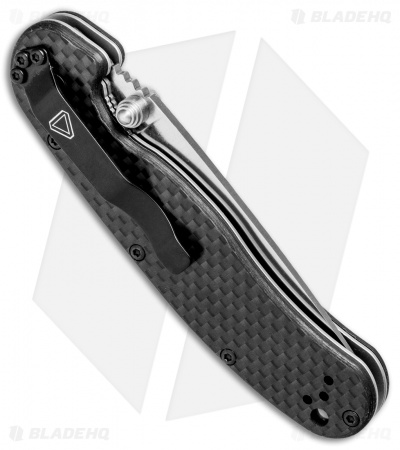 Ontario RAT Model 2 Liner Lock Knife Carbon Fiber/G-10 (3" Satin AUS-8) 8836