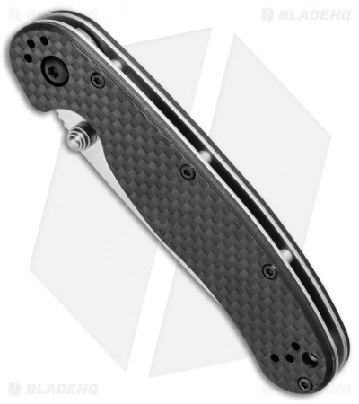 Ontario RAT Model 2 Liner Lock Knife Carbon Fiber/G-10 (3" Satin AUS-8) 8836