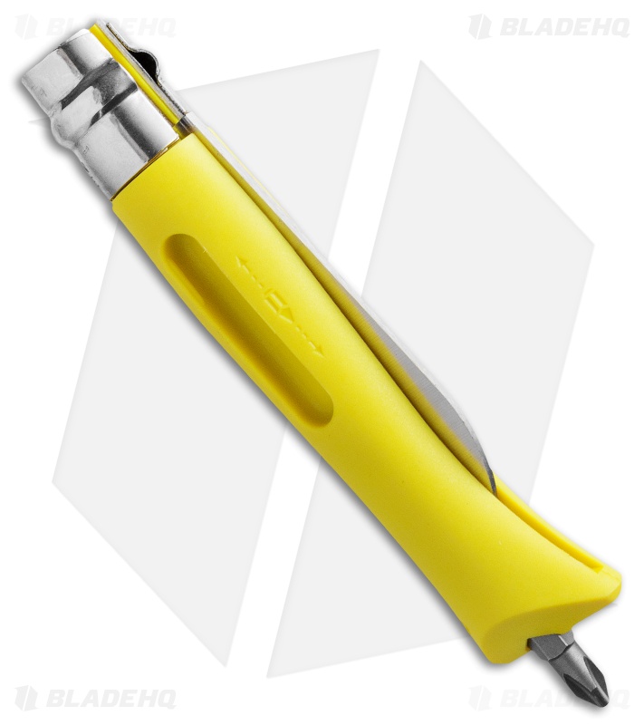 Opinel No. 9 DIY Folding Knife Yellow (3.25" Satin) 001792