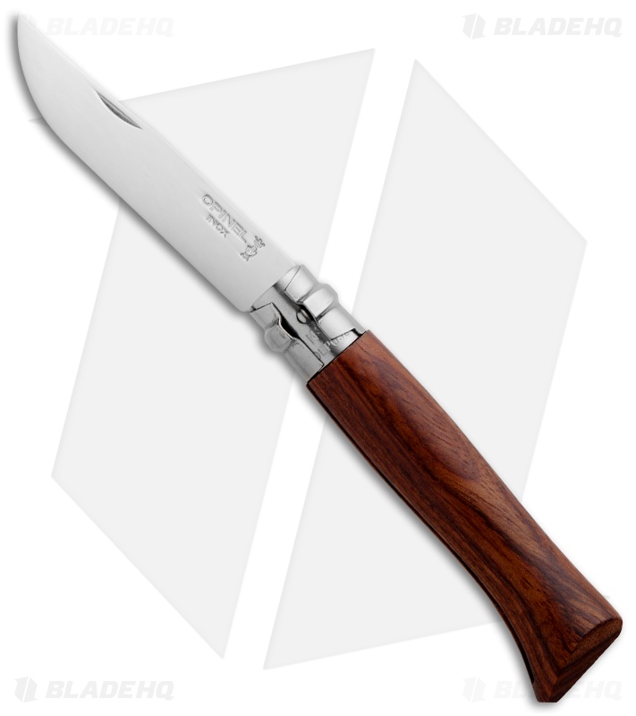 Opinel Luxe  No. 8 Folding Knife Padouk (3.25" Mirror) #8 SS