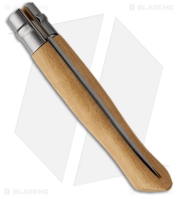Opinel No 12 Folding Knife Beechwood (4.75" Satin) #12