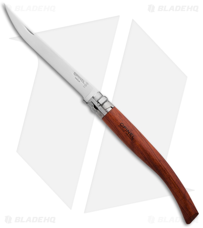 Opinel Knives No 12 Slim Stainless Steel Folding Knife Padouk (4.87" Satin) #12