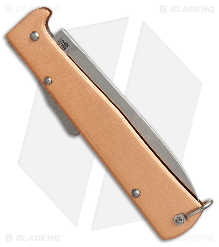 Otter Mercator Lockback Folding Knife Copper (3.5" Satin) SS
