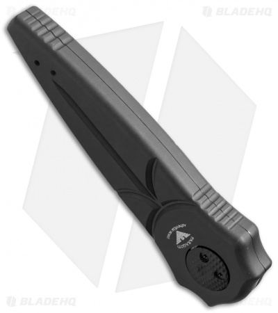 Paragon Warlock Folding Knife Black Aluminum (3.9" Black)