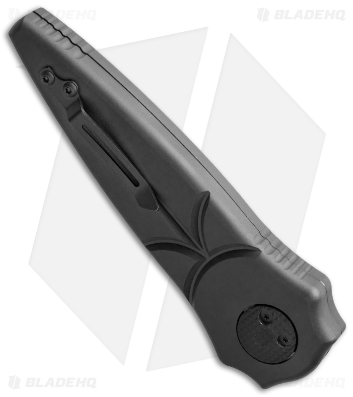 Paragon Warlock Folding Knife Black Aluminum (3.9" Black)