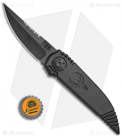 Paragon Phoenix Knife Black (3.8" Black Serr)