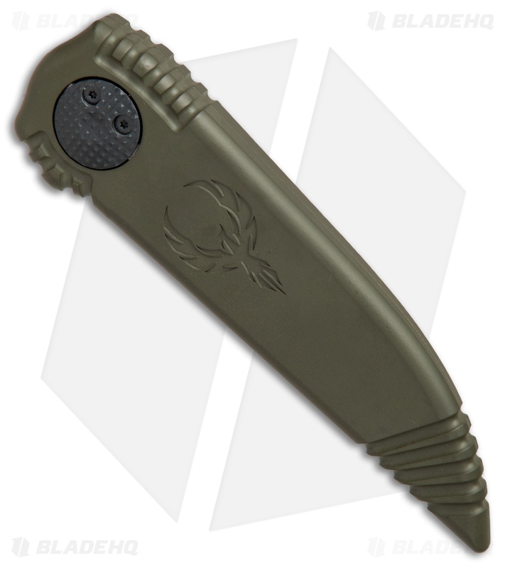 Paragon Phoenix Knife OD Green (3.8" Black Serr)