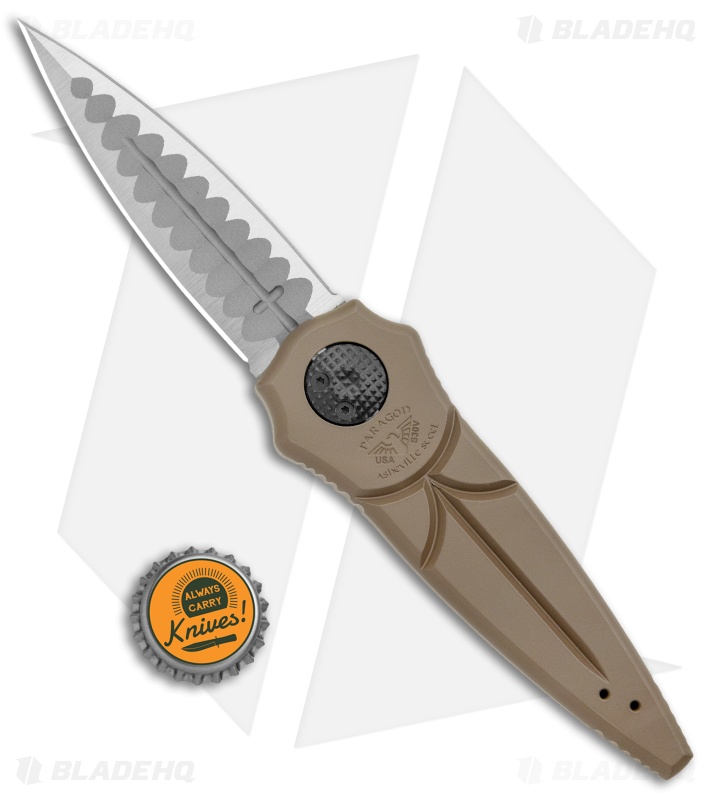 【コーウィン様用】PARAGON / Law Of The Blade Paragon Warlock Knife Brown Brown Dark Earth Aluminum (3.9
