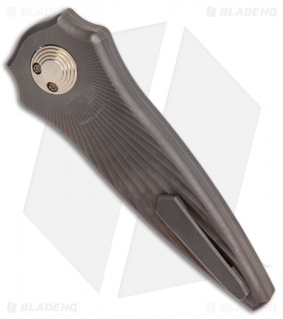 Paragon Warlock Folding Knife  Bronze Titanium Starburst (3.9" Stonewash)