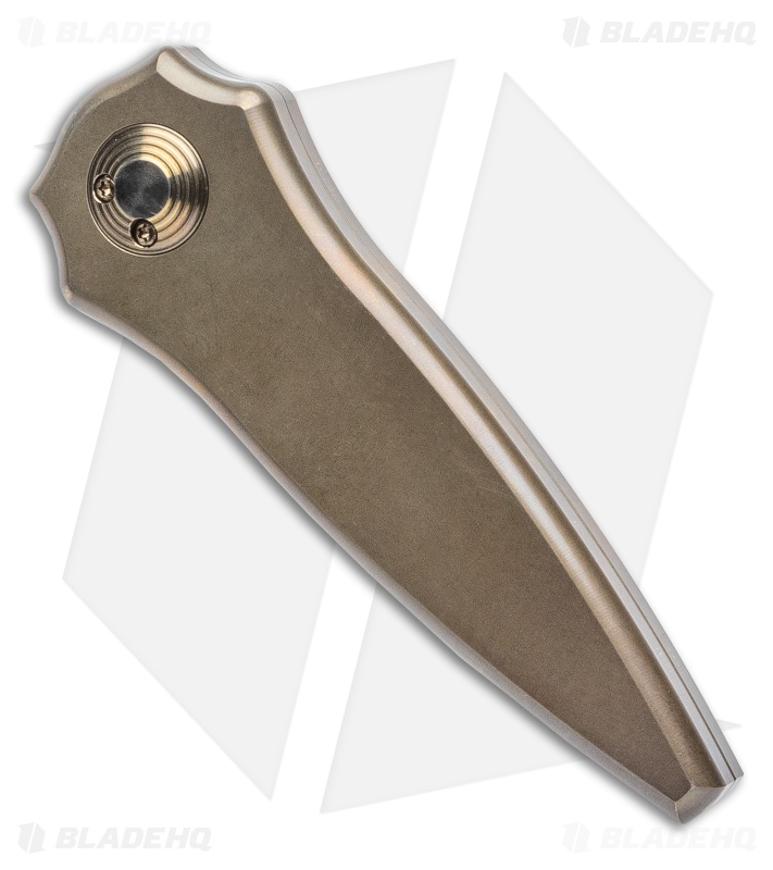 Paragon Warlock Folding Knife Smooth Purple Bronze (3.9" Gray/Satin)