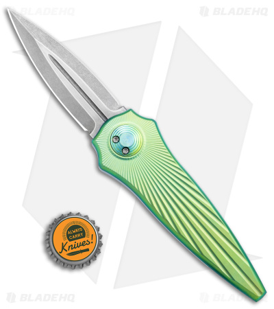 Paragon Warlock Metallic Green Titanium Starburst (3.9" Gray/Stonewash)