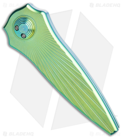 Paragon Warlock Metallic Green Titanium Starburst (3.9" Gray/Stonewash)