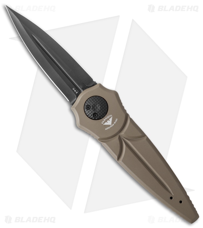 Paragon Warlock Folding Knife Tan Aluminum (3.9
