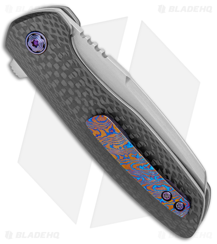 Pena Knives Custom Bravo Liner Lock Knife Flipper Mokuti Clip (3.25" Satin)
