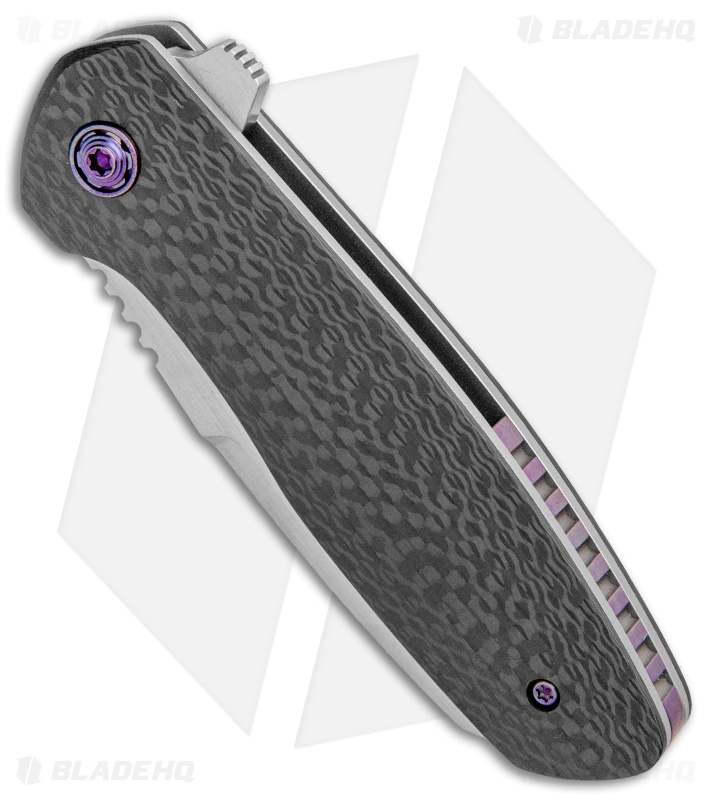 Pena Knives Custom Bravo Liner Lock Knife Flipper Mokuti Clip (3.25" Satin)