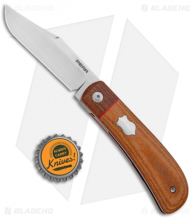 Pena Knives Custom Lanny's Front Flipper Liner Lock Knife (3" Satin)