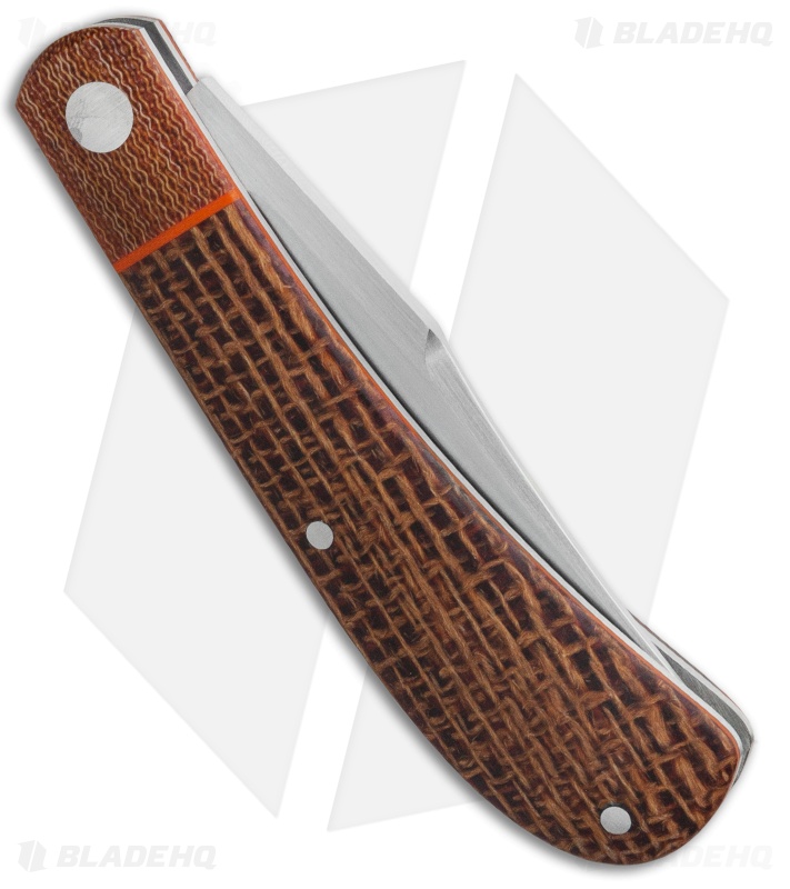 Pena Knives Custom Slip Joint Trapper Micarta (2.75" Satin) Blade HQ