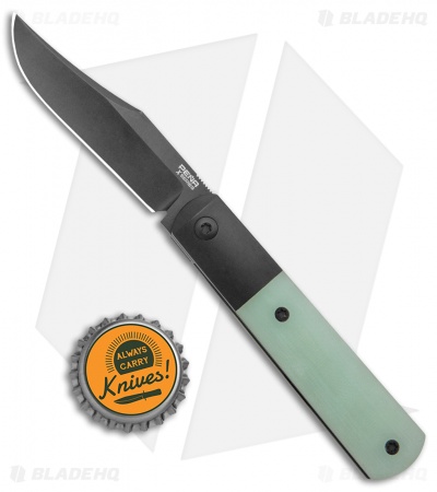 Peña Knives Exclusive Barlow Front Flipper Knife Natural G-10 (2.9" Black)