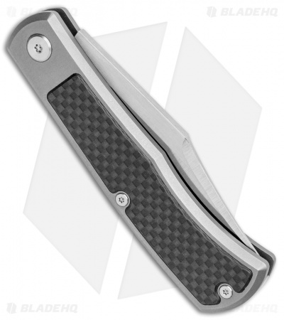 Pena Knives X-Series Production Slip Joint Bronco Carbon Fiber Ti (2.75" Satin)