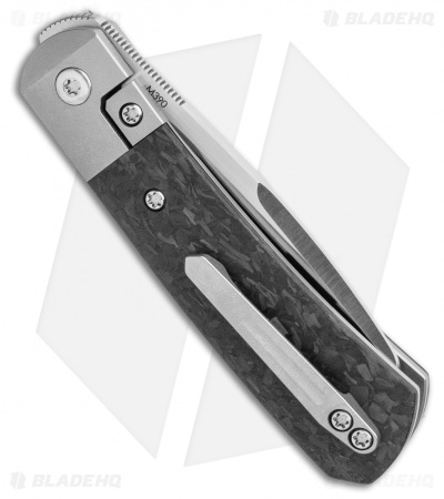 Pena Knives X-Series Apache Front Flipper Knife Carbon Fiber (2.75" Satin)