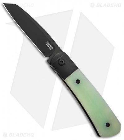 Pena Knives X-Series Exclusive Apache Flipper Knife Natural G-10 (2.75" Black)